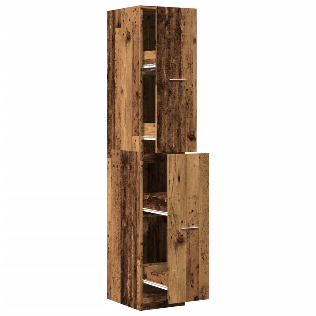 Apothekerschrank Weiß 30 x 41 x 174,5 cm Holzwerkstoff