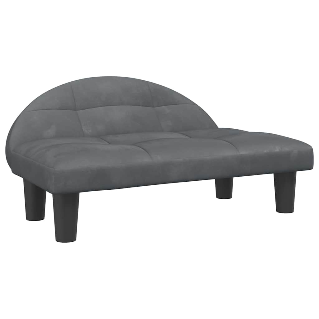 Hundebett Creme 70x52x30 cm Stoff