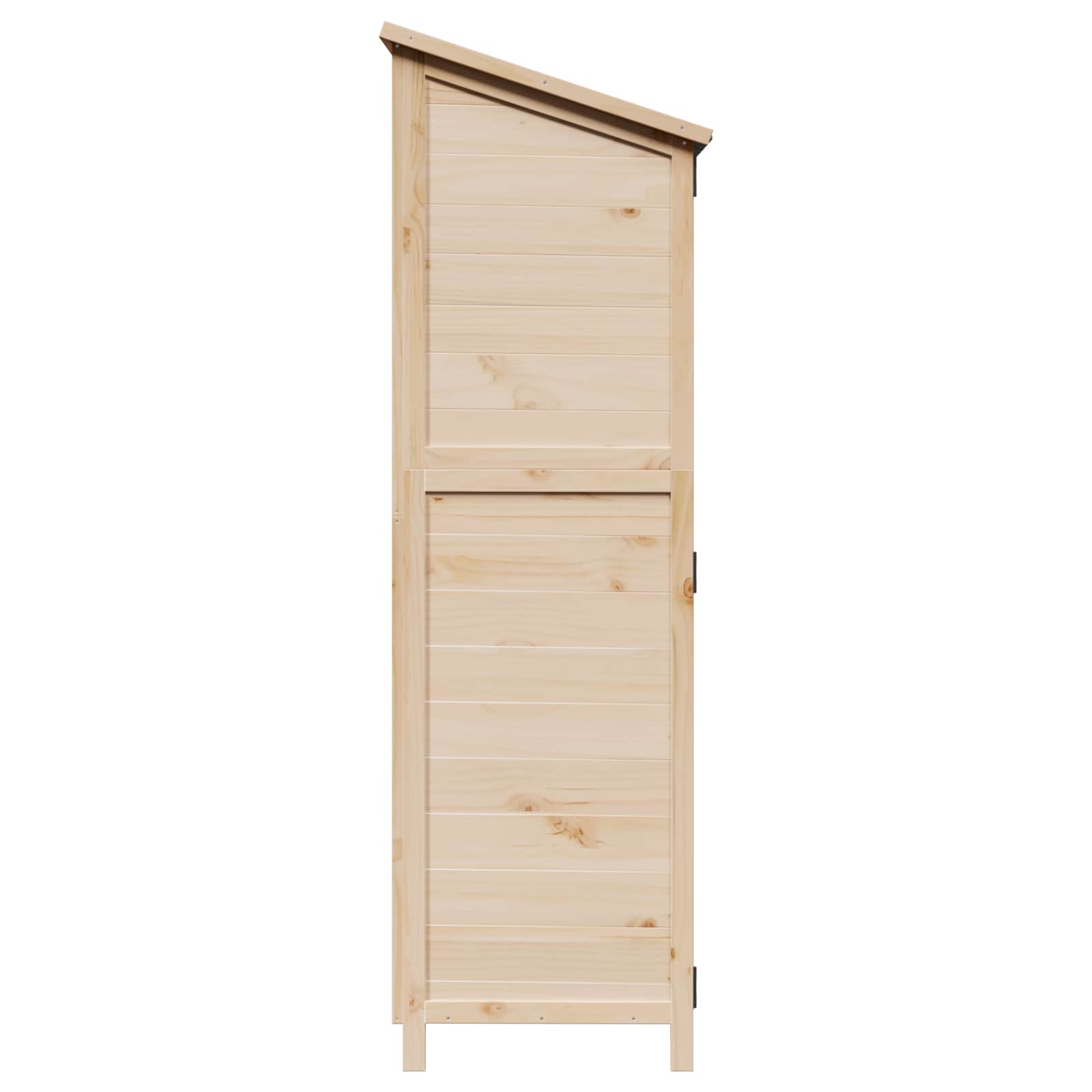 Gartenschuppen Natur 59 x 56 x 113,5 cm Massivholz aus Fichte