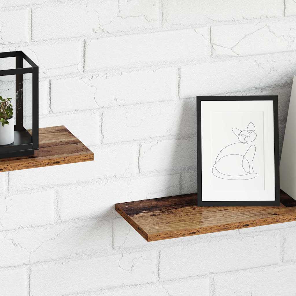 Bücherregal-Bretter 4 Stk. Weiß 40x10x1,5 cm Holzwerkstoff