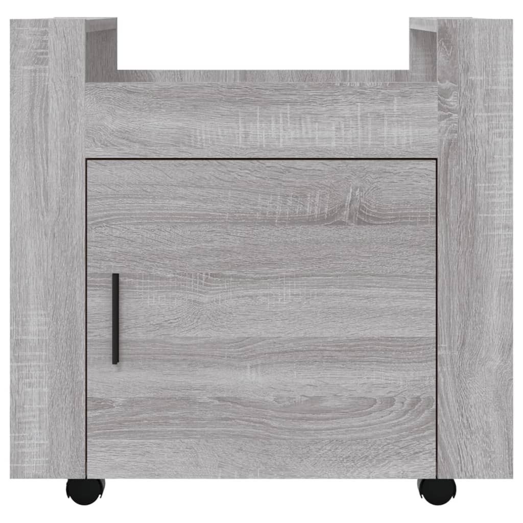 Bürowagen Weiß 60x45x60 cm Holzwerkstoff