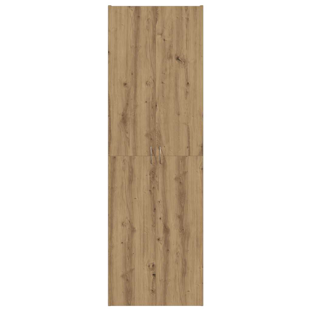 Aktenschrank Weiß 60x32x153 cm Holzwerkstoff
