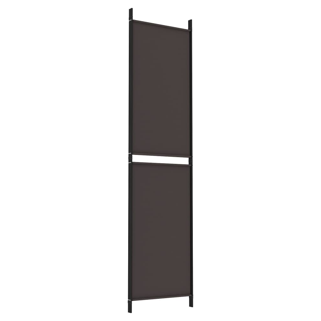 3-teiliger Raumteiler Beige 150 x 180 cm Stoff