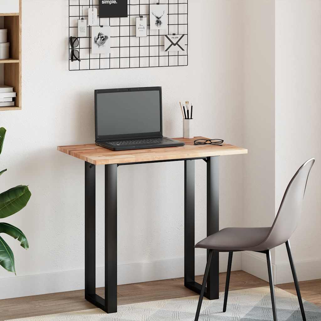 Tischplatte Rechteckig 60x50x2 cm Massivholz Akazie