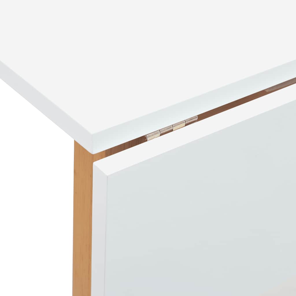 Esstisch Weiß Massivholz Gummibaumholz