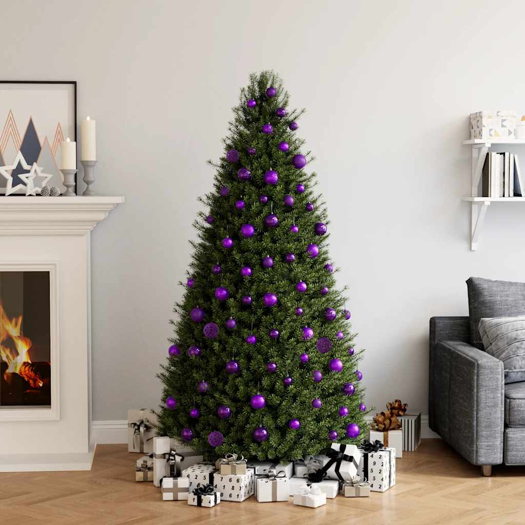 100-tlg. Weihnachtskugel-Set Weiß