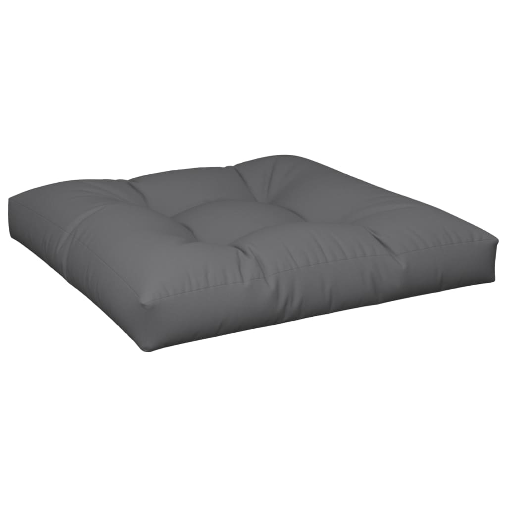 Palettenkissen Anthrazit 50x50x12 cm Stoff