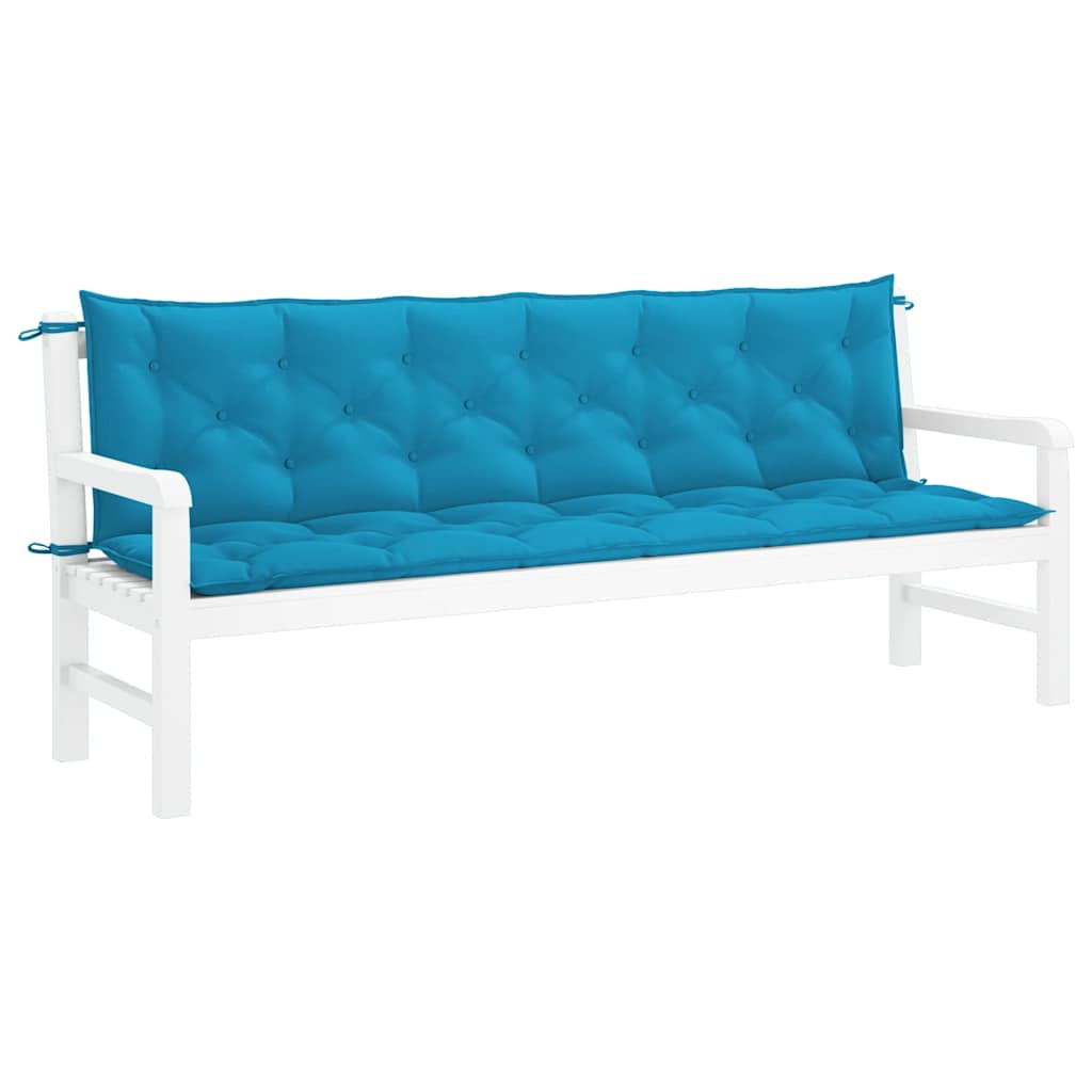 Gartenbank-Auflage Anthrazit 100x(50+50)x7 cm Oxford-Gewebe