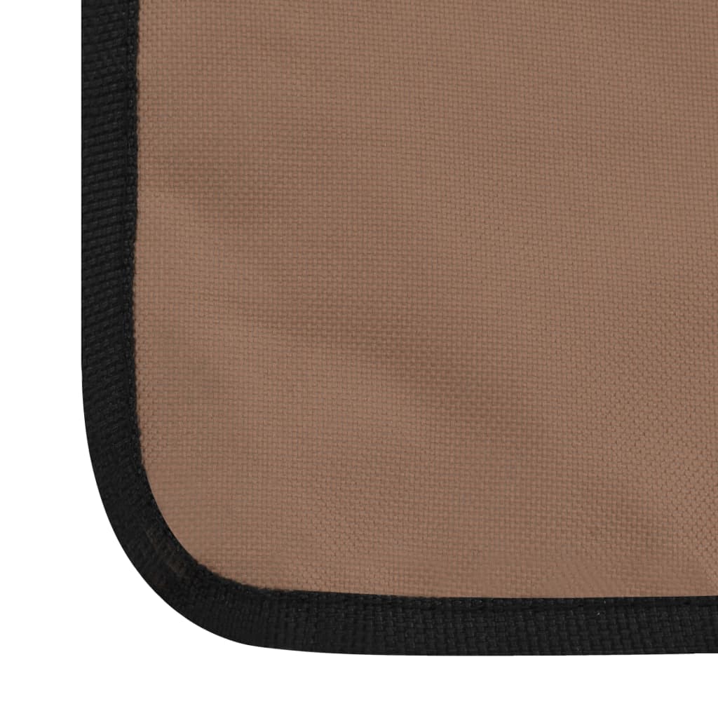 Klappbare Strandmatte 2 Stk. Stahl und Stoff Blau