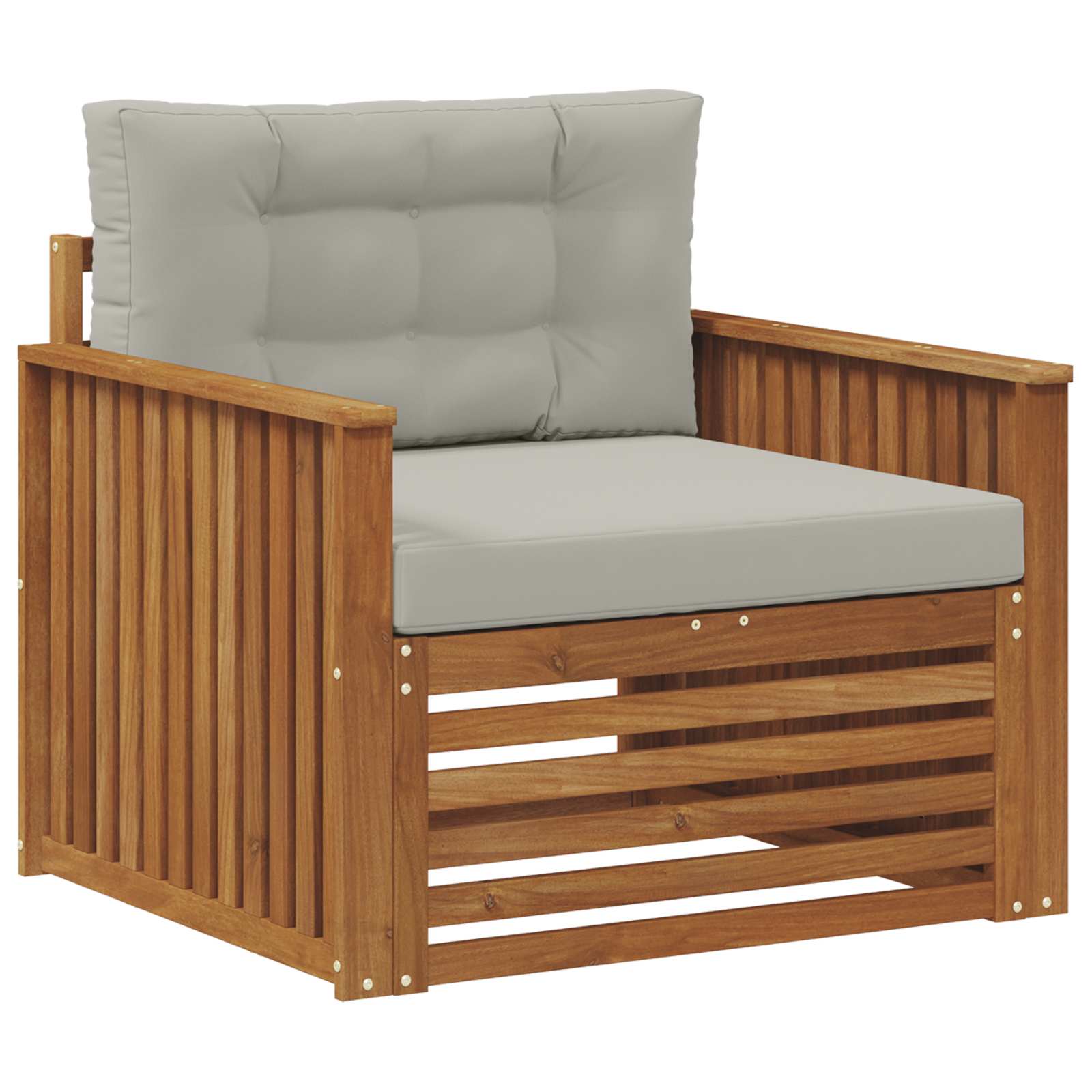 2 Stück Outdoor-Sofa Natur