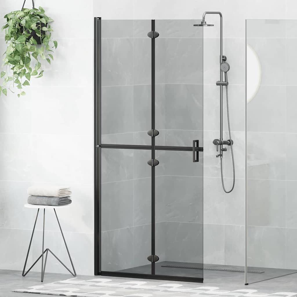Faltbare begehbare Duschwand Transparentes ESG Glas 70x190 cm