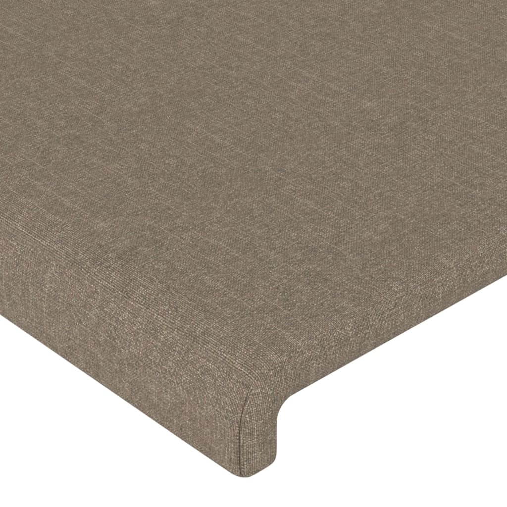 Kopfteil Hellgrau 80x5x118/128 cm Stoff