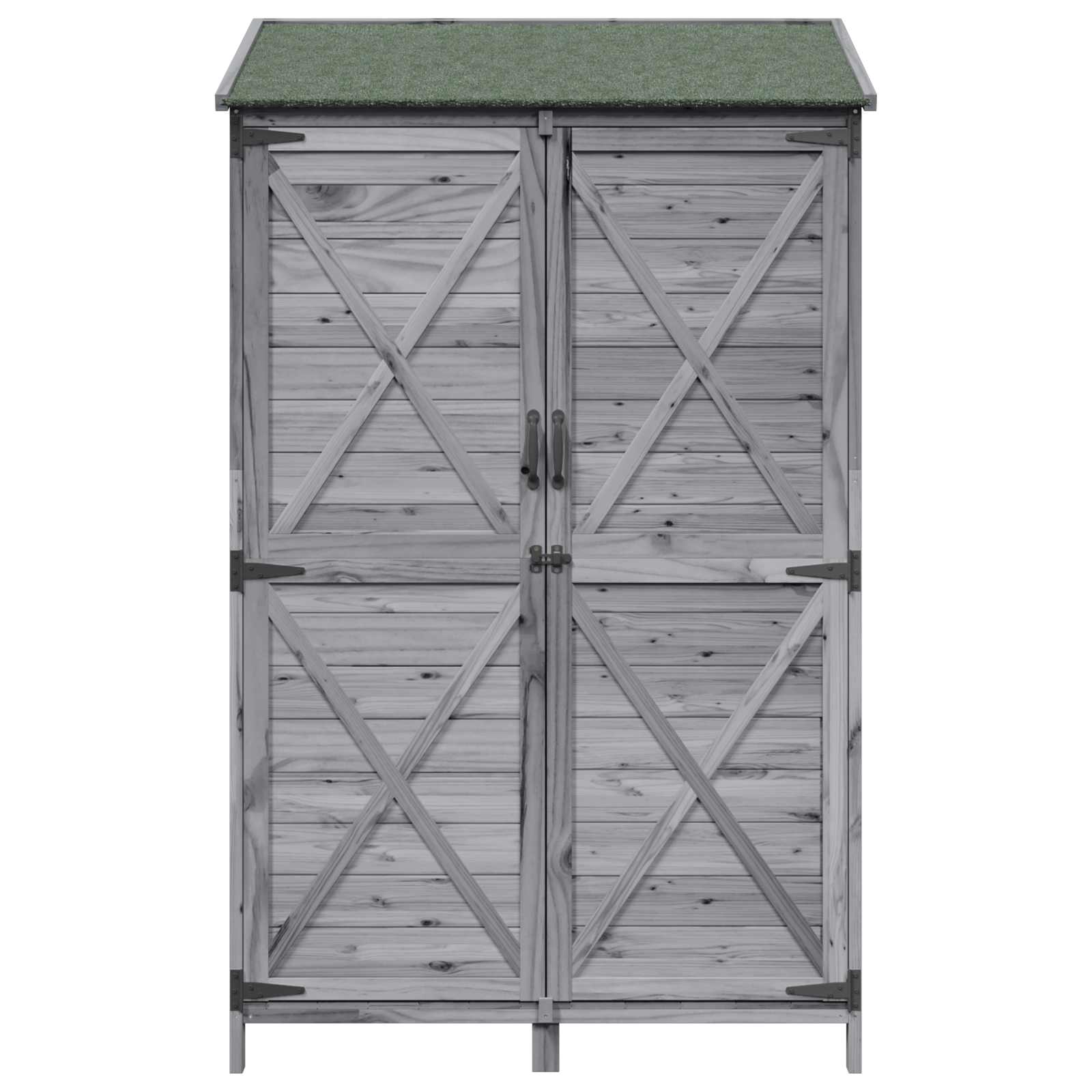 Gartenschuppen Natur 59,5 x 56 x 113,5 cm Massivholz aus Fichte