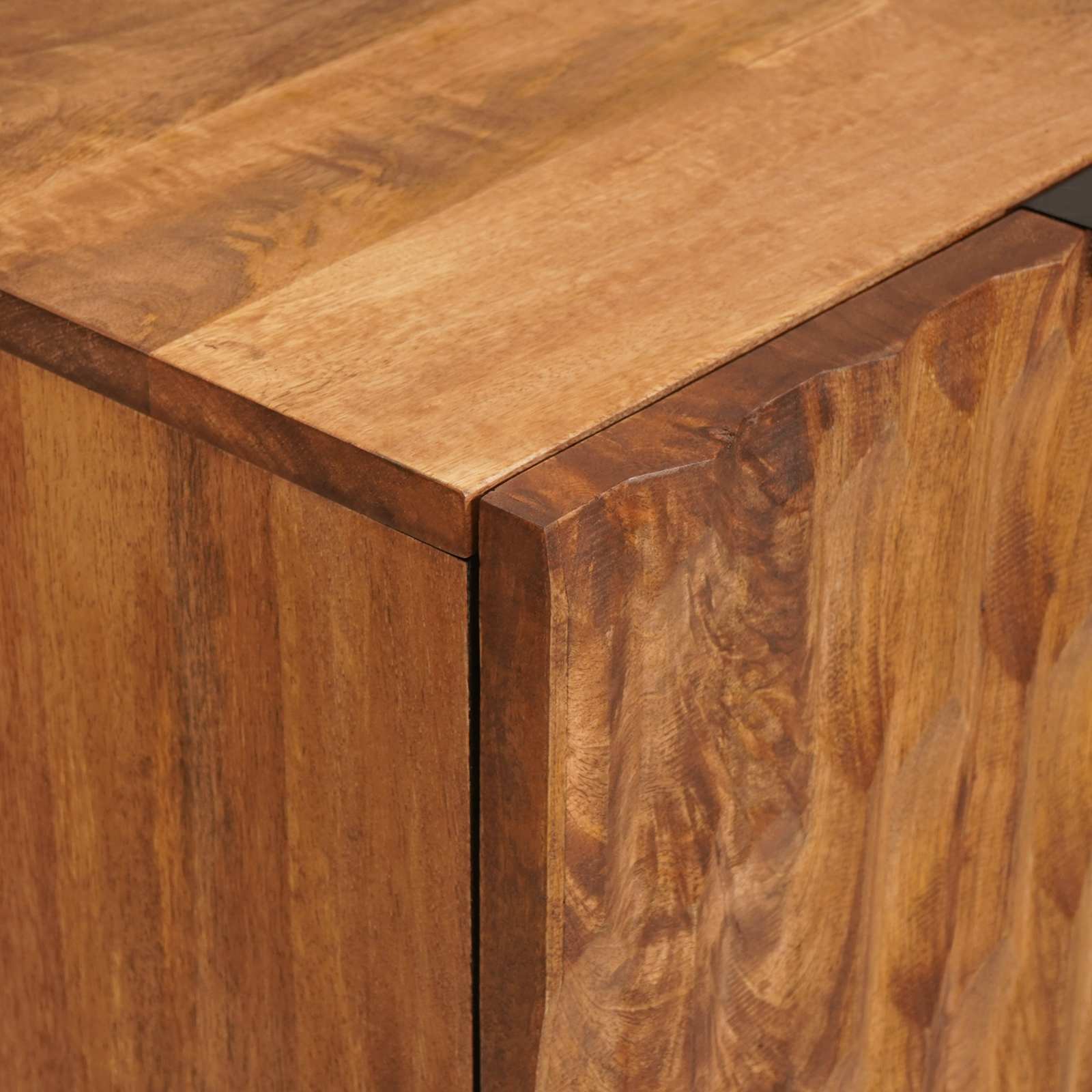 Sideboard mit Tür Weiße gewaschene Oberfläche 60 x 33 x 75 cm