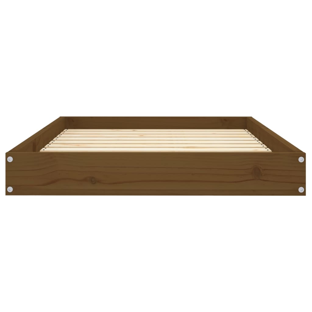 Hundebett 51,5x44x9 cm Massivholz Kiefer