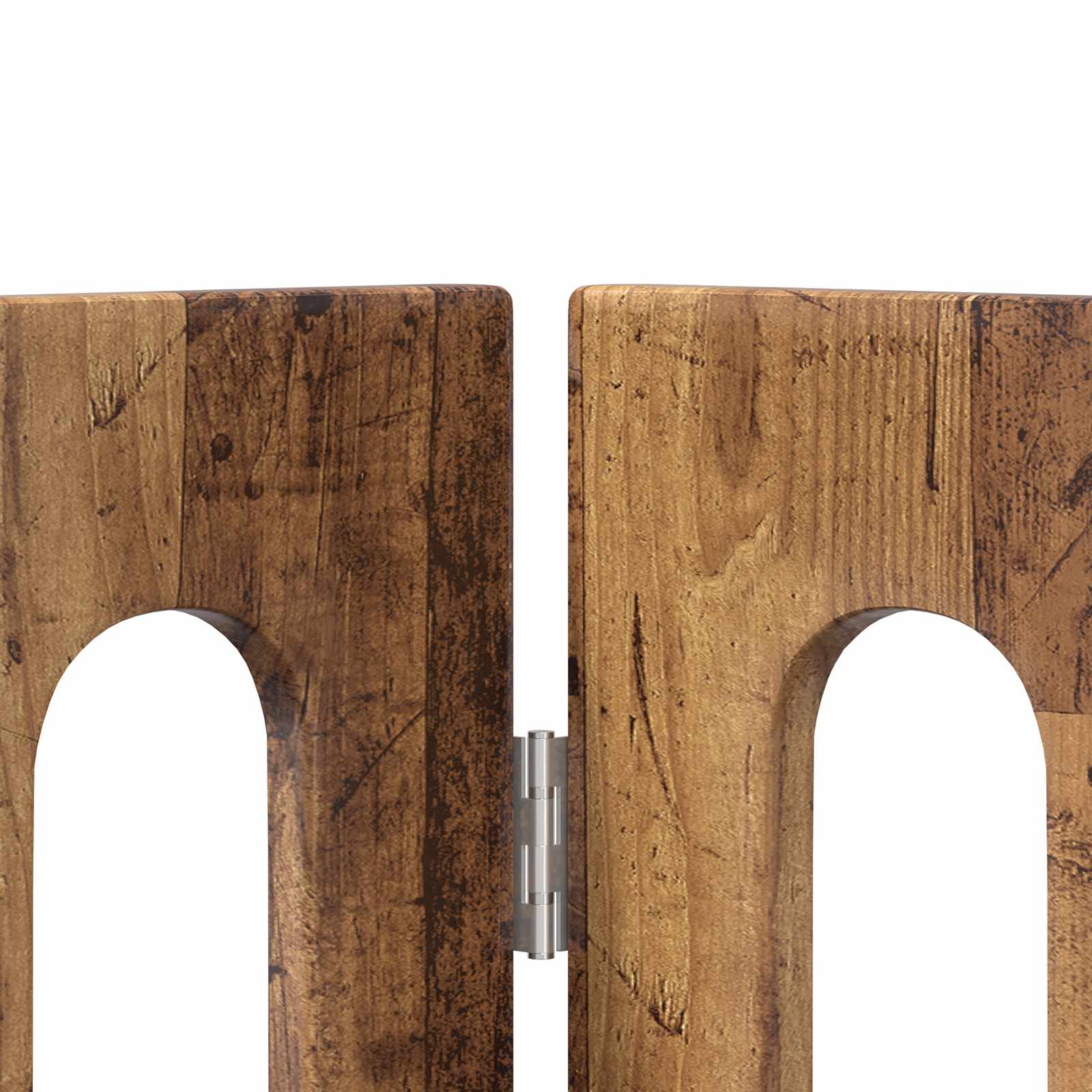 Faltbarer Haustierzaun 2 pcs Weiß 100,5 x 38 x 70 cm