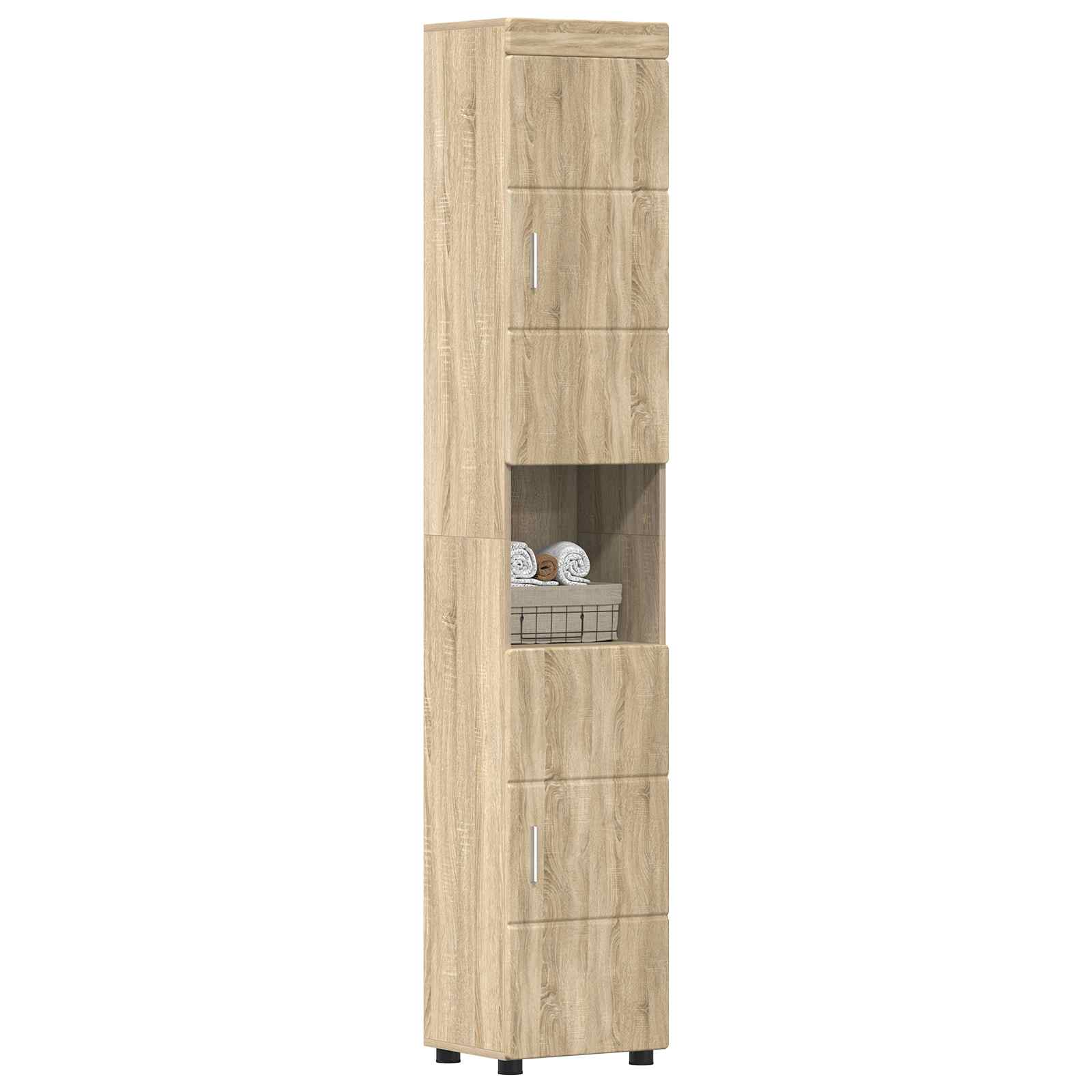 Badezimmermöbel-Set TULUM 2 pcs Weiß 60 x 34 x 63 cm