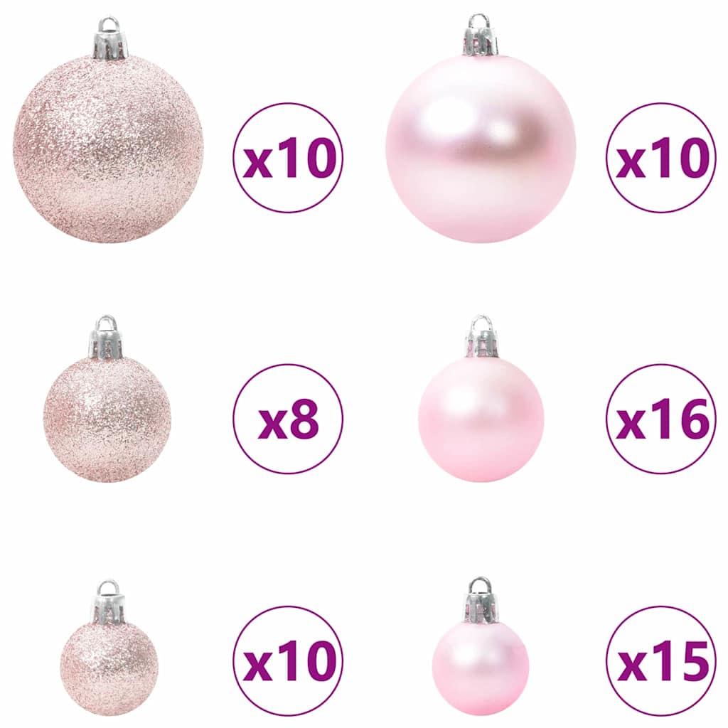 Künstlicher Weihnachtsbaum mit 150 LEDs mit Ständer Weiß 120 cm