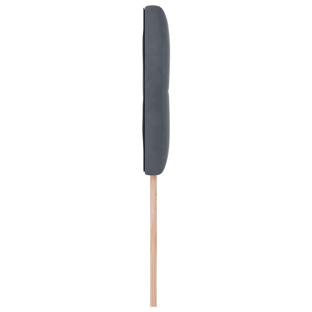 Kopfteil Hellgrau 80 cm Samt