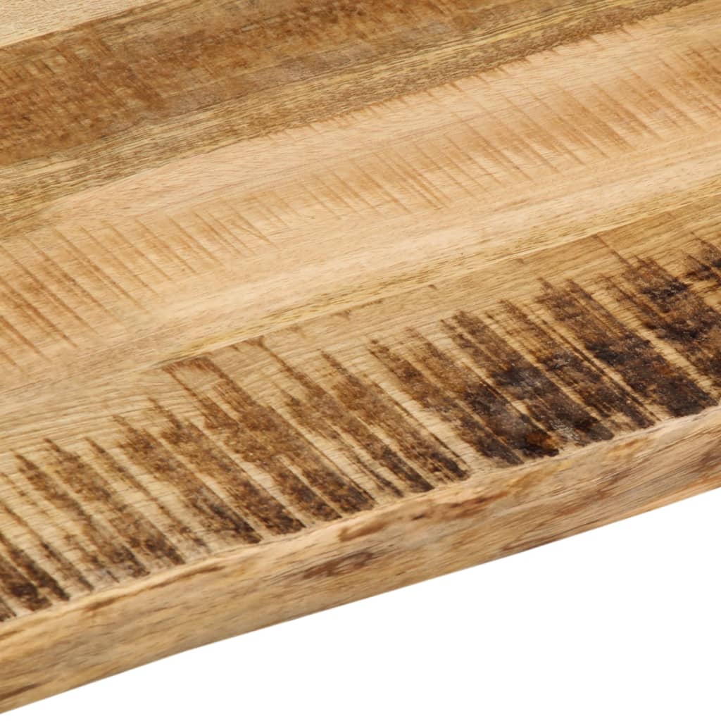 Tischplatte 40x40x2,5 cm Rechteckig Massivholz Akazie Baumkante
