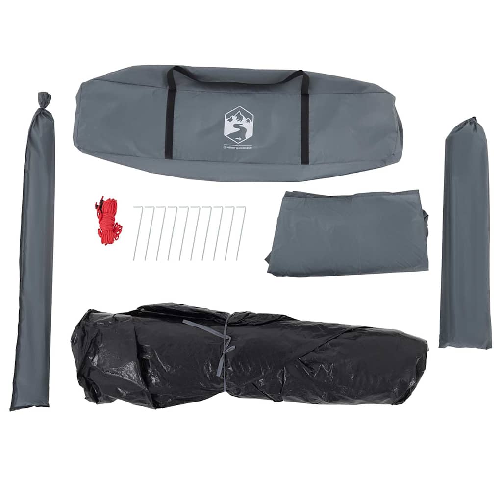 Kuppel-Campingzelt 4 Personen Grün Quick Release