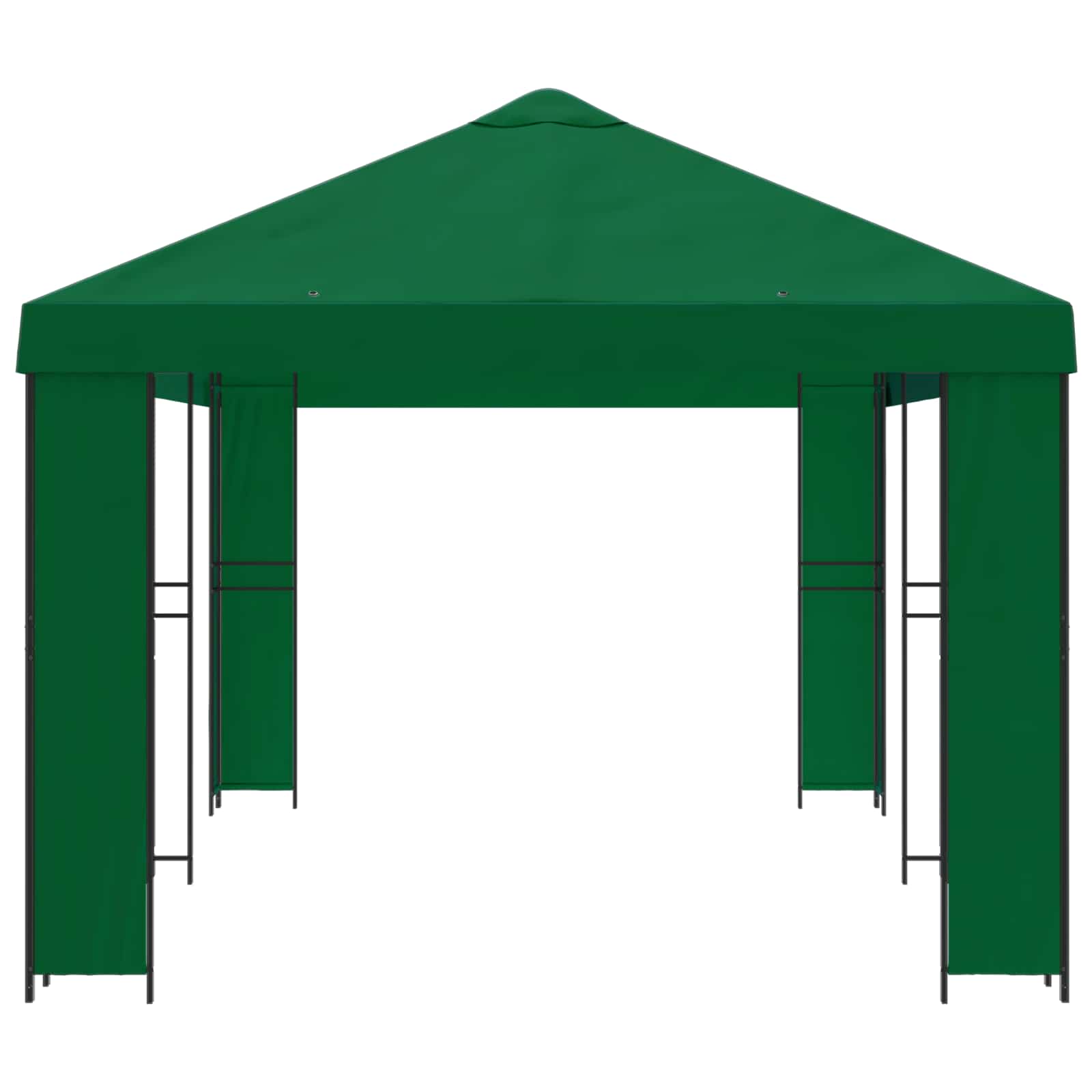 Garten Pavillon 6 x 3 m Beige Polyester und Stahl 190