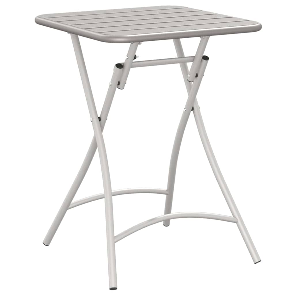 Bistrotisch Weiß 55 x 55 x 72,5 cm Pulverbeschichteter Stahl