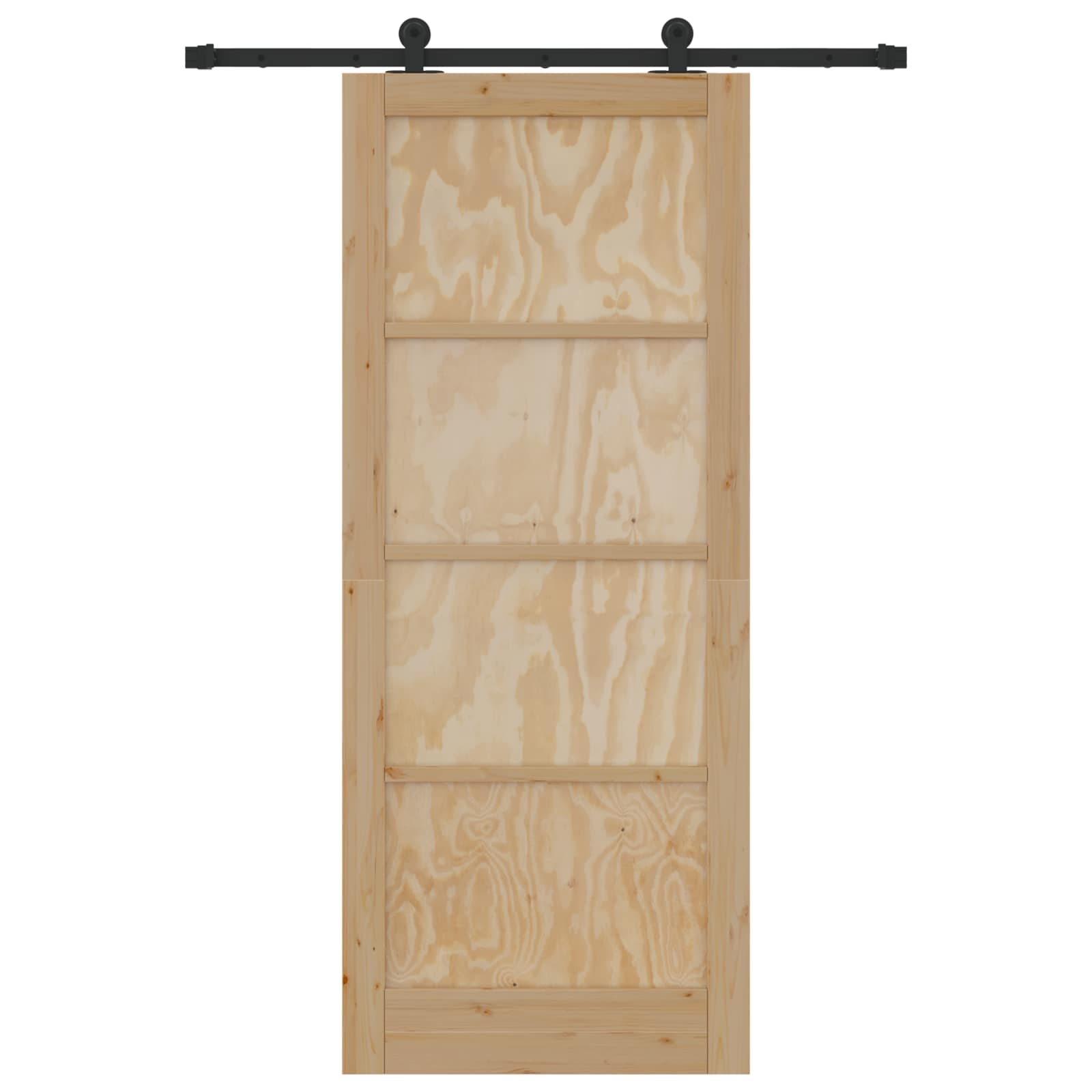 Schiebetür ORKDAL Natur 61 x 198,5 cm Massives Kiefernholz