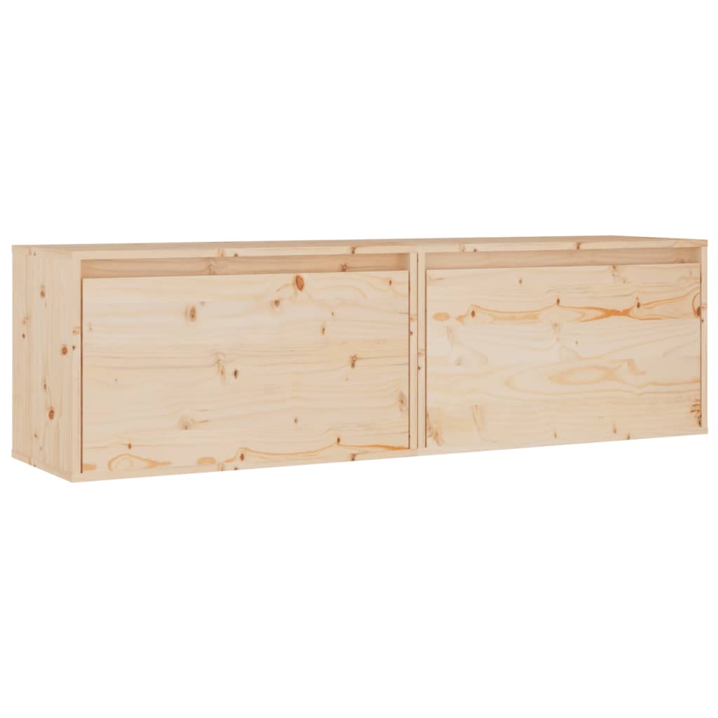 Wandschrank 60x30x35 cm Massivholz Kiefer