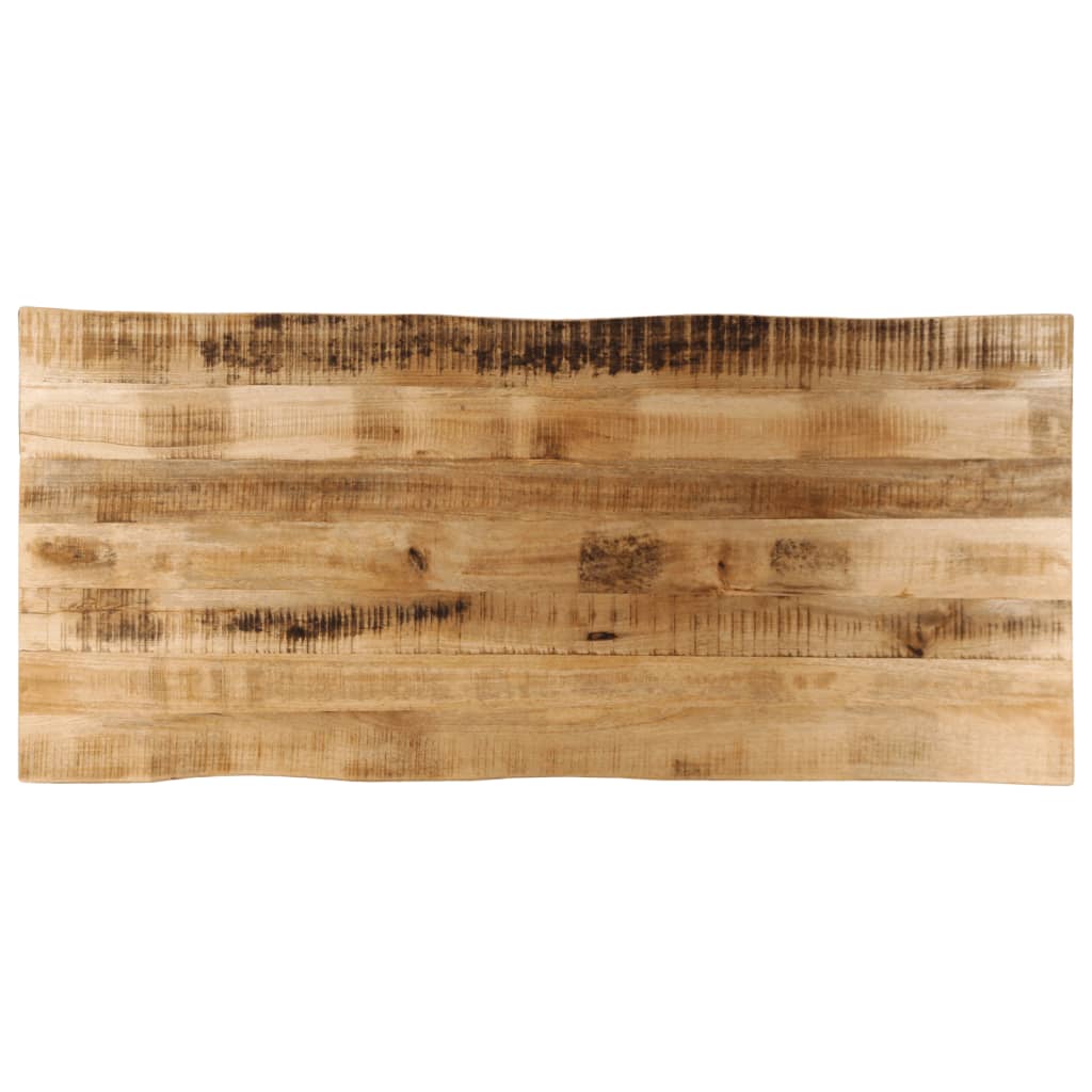 Tischplatte 40x40x2,5 cm Rechteckig Massivholz Akazie Baumkante