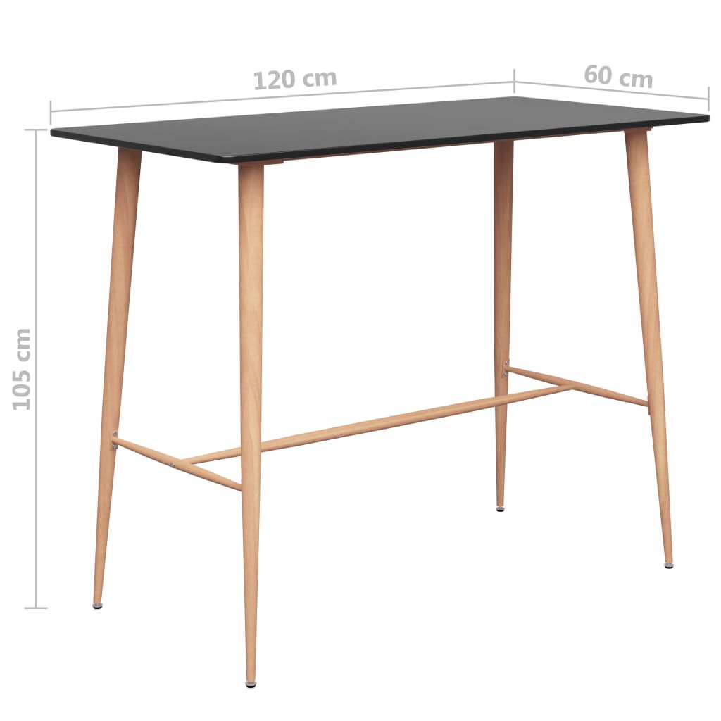 7-tlg. Bar-Set Weiß und Schwarz