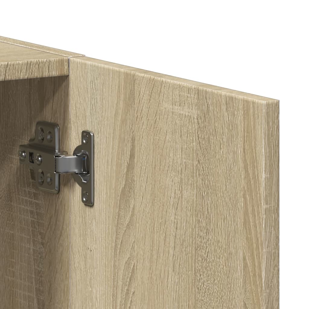 Aktenschrank Weiß 60x32x153 cm Holzwerkstoff