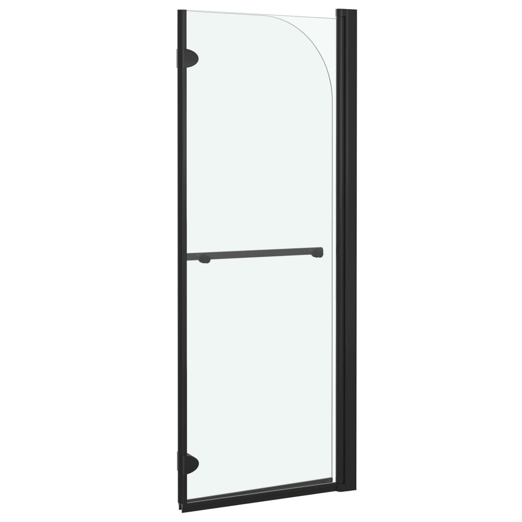 Duschabtrennung Dunkel transparent 120 x 140 cm