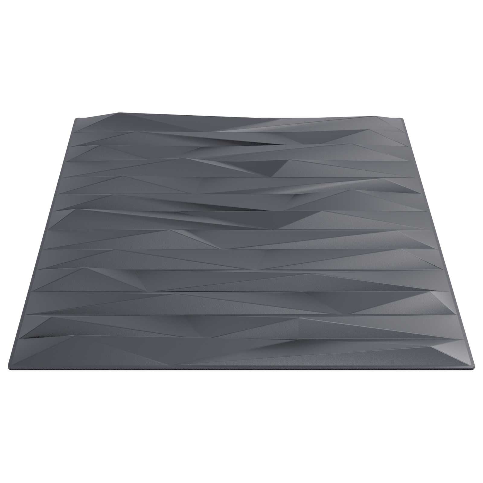 Wandpaneele 12 pcs Diamant Weiß 50 x 50 cm XPS Schaum