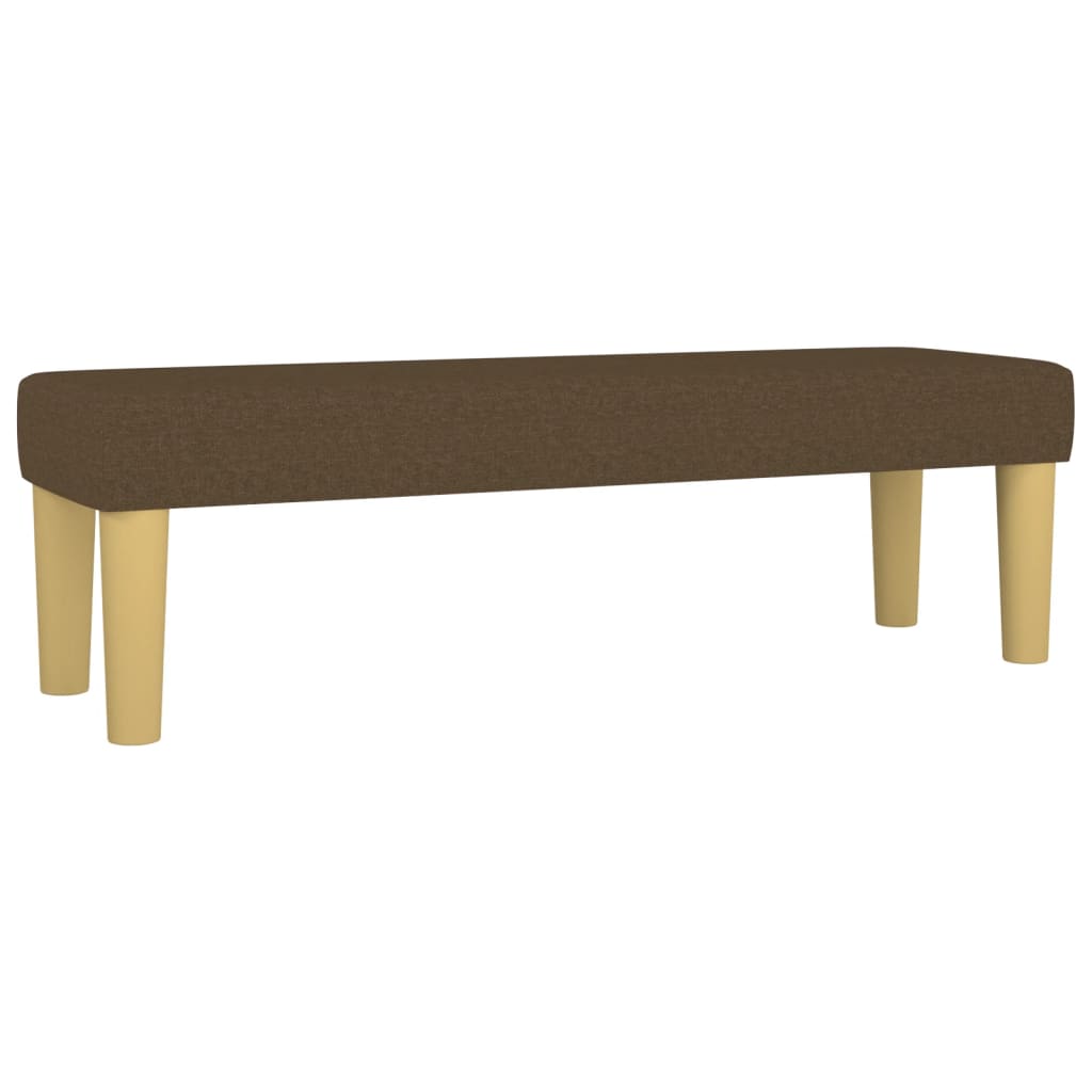 Sitzbank Hellgrau 70x30x30 cm Stoff