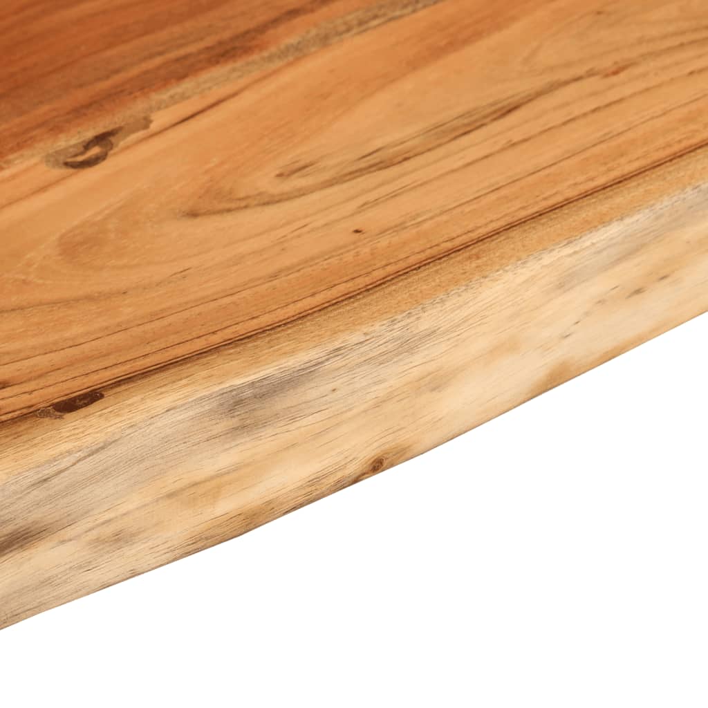 Wandregal 40x20x2,5 cm Rechteckig Massivholz Akazie Baumkante