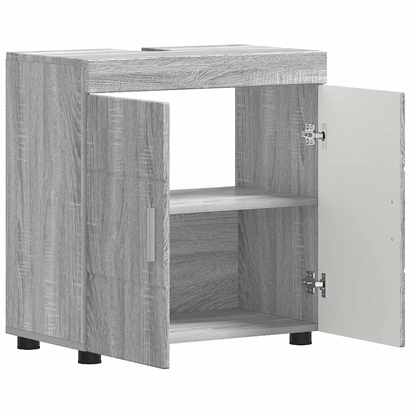 Badezimmermöbel-Set TULUM 2 pcs Weiß 60 x 34 x 63 cm