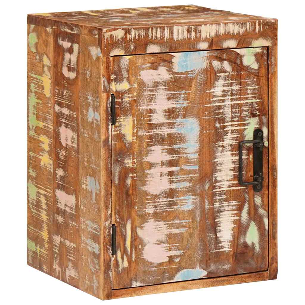 Nachttisch Braun 35 x 33 x 48 cm Massivholz Mango