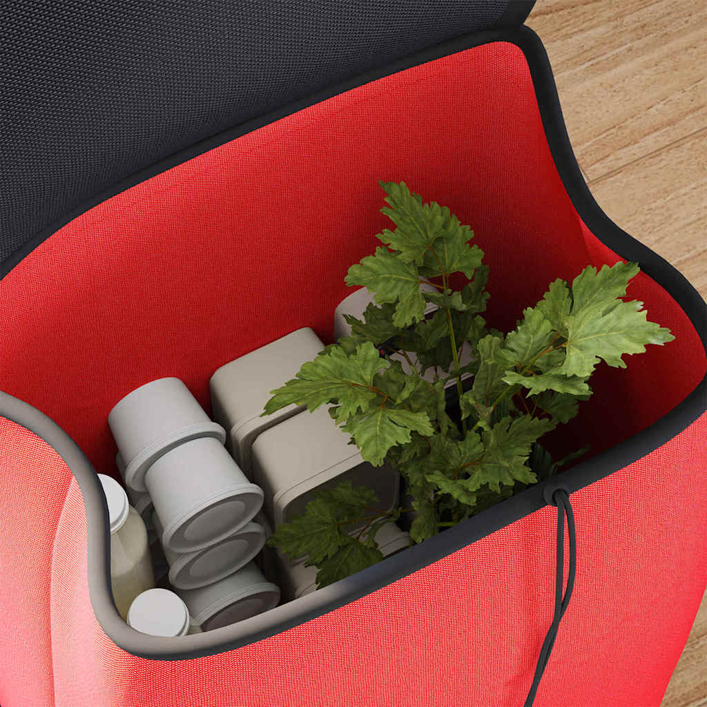 Einkaufswagen Grau 35 x 28 x 92 cm Oxford-stoff