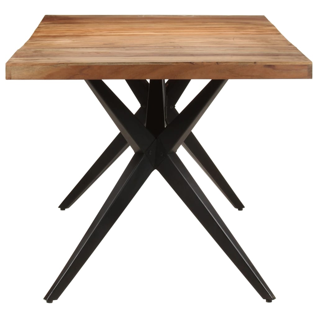 Esstisch 160x80x76 cm Massivholz Akazie