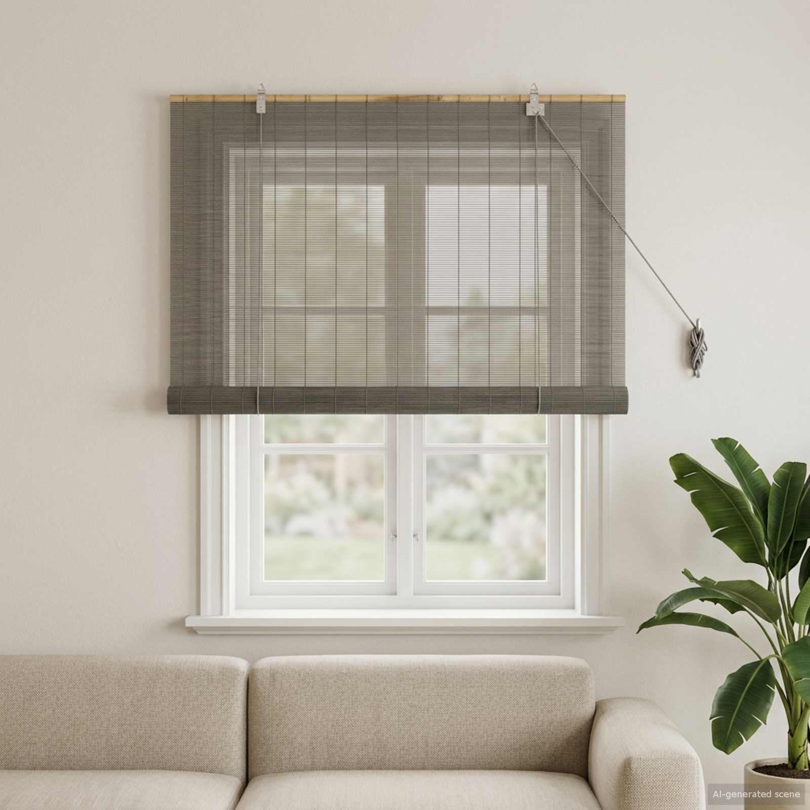 Bambusrollo Natur 80x160 cm