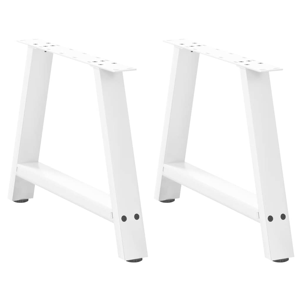 Couchtischbeine A-Form 2 Stk. 30x(30-31) cm Stahl