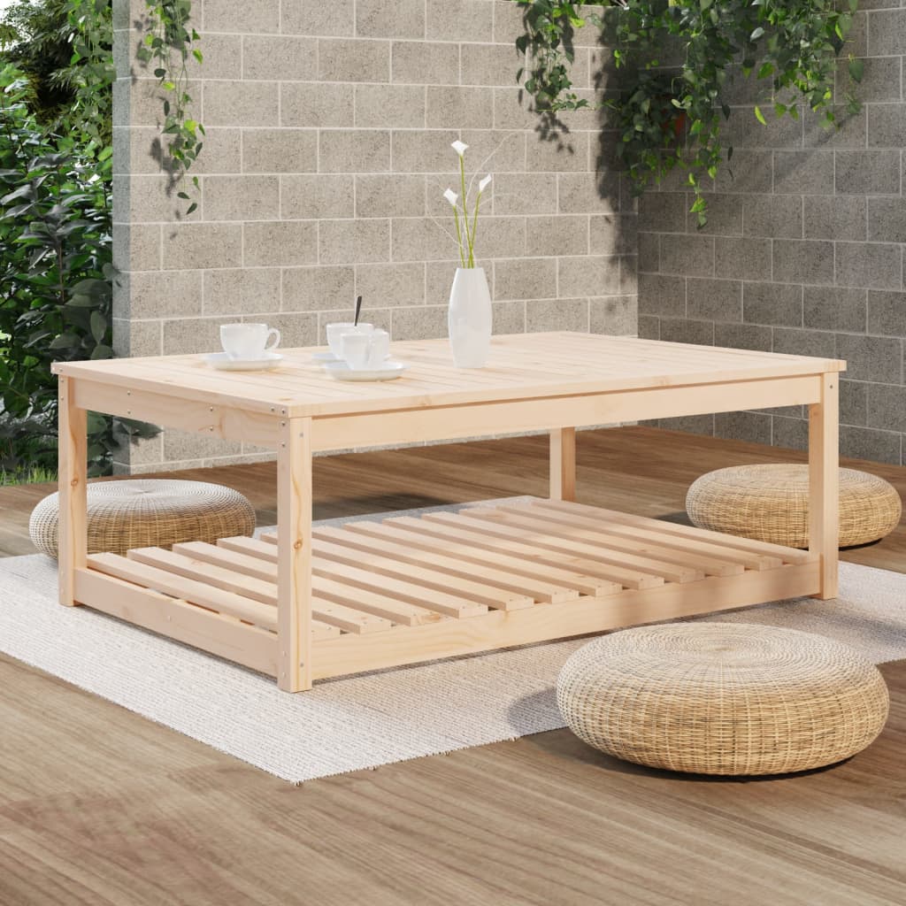 Gartentisch 82,5x50,5x45 cm Massivholz Kiefer
