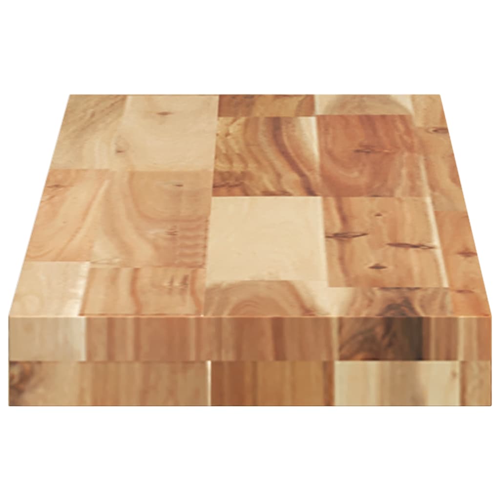 Tischplatte 40x20x2 cm Rechteckig Massivholz Akazie