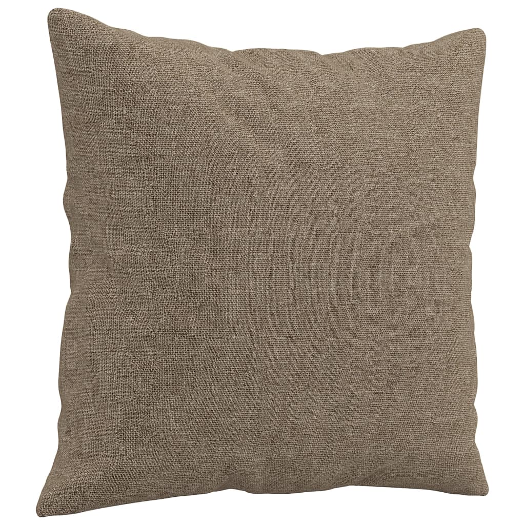 Zierkissen 2 Stk. Hellgrau 40x40 cm Stoff