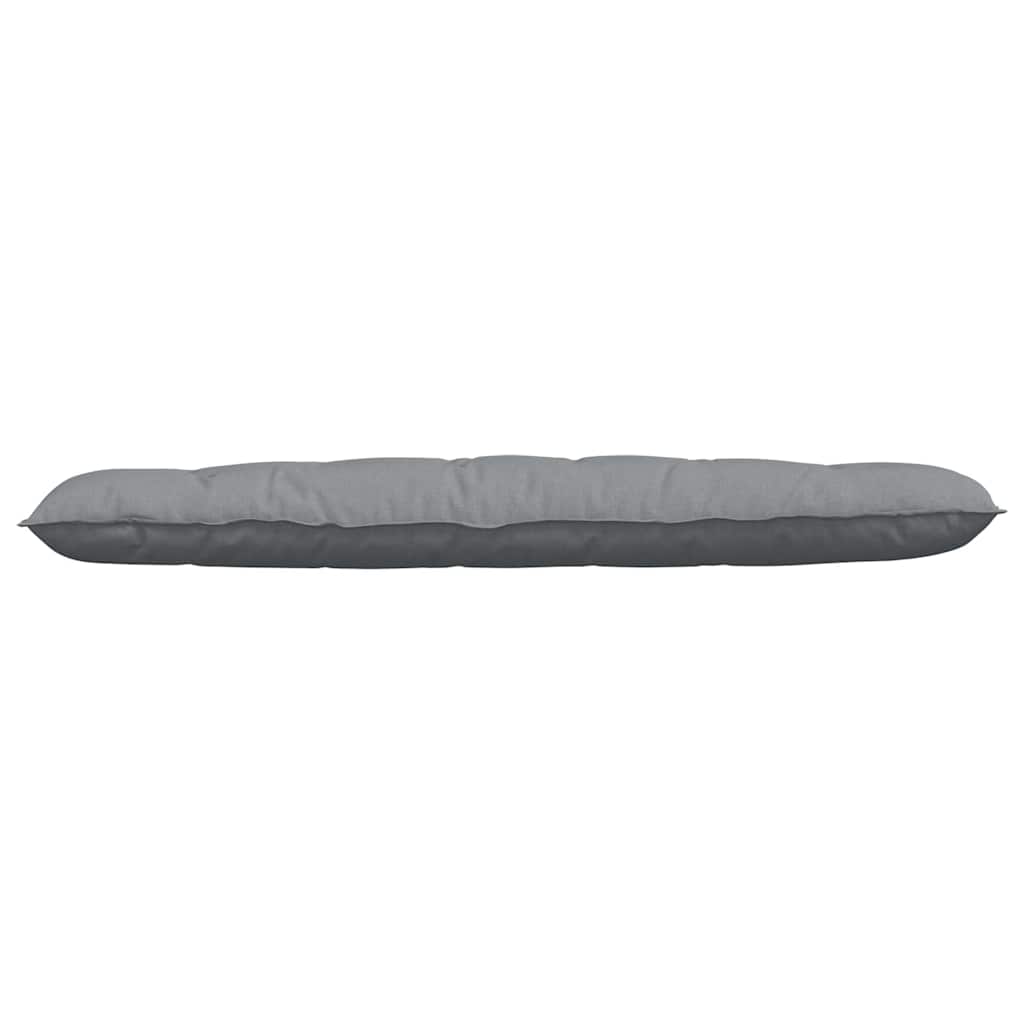 Rückenkissen Hellgrau 50 x 19 x 45 cm Stoff