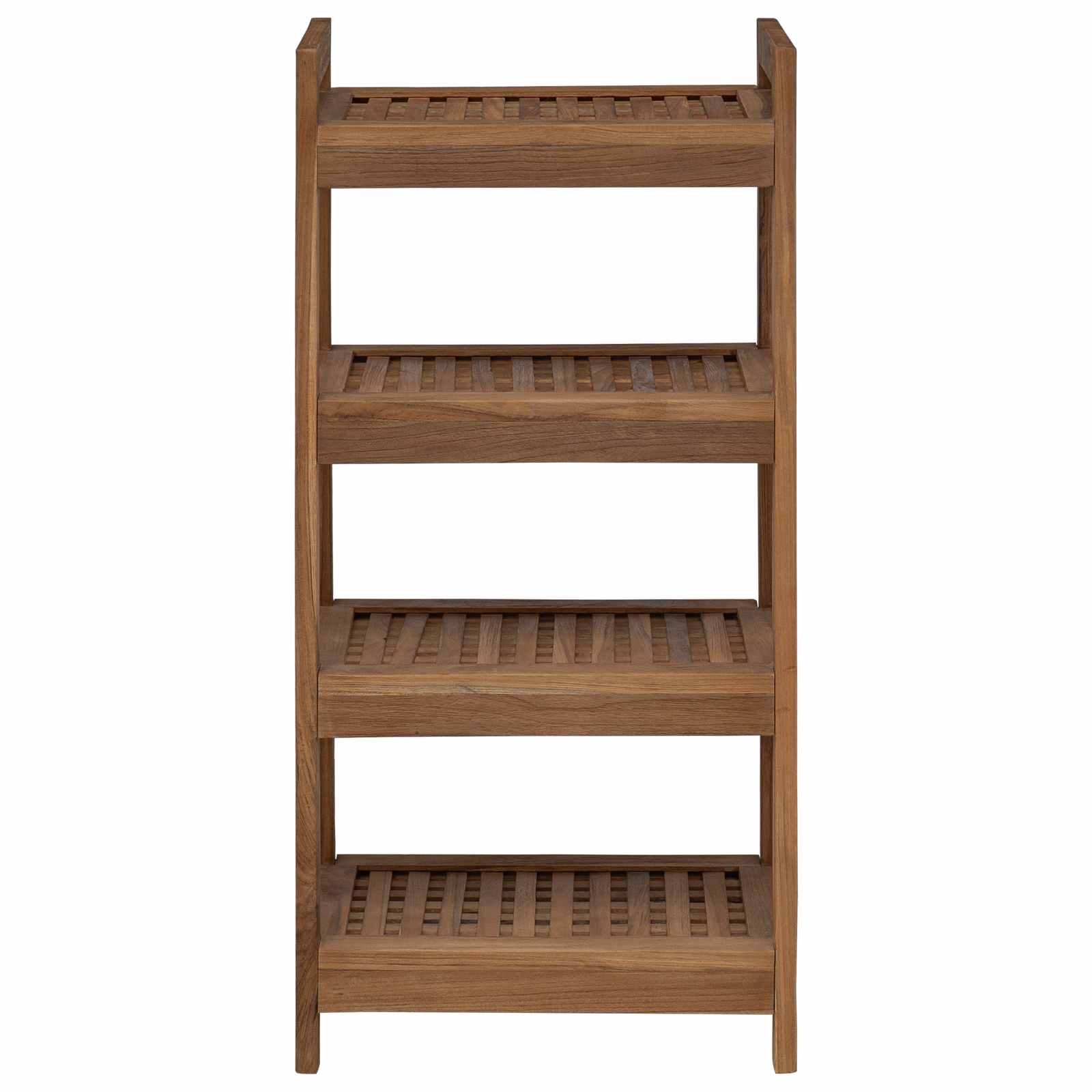 Badregal Natur 45 x 30 x 45 cm Massivholz Teak