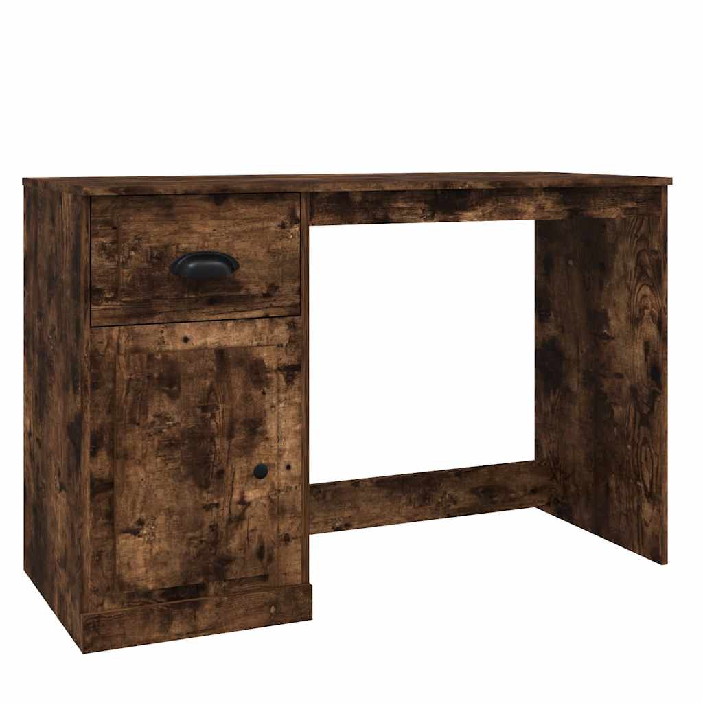Schreibtisch mit Schublade Weiß 115x50x75 cm Holzwerkstoff