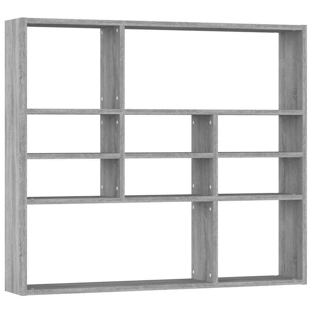 Wandregal Weiß 90x16x78 cm Holzwerkstoff