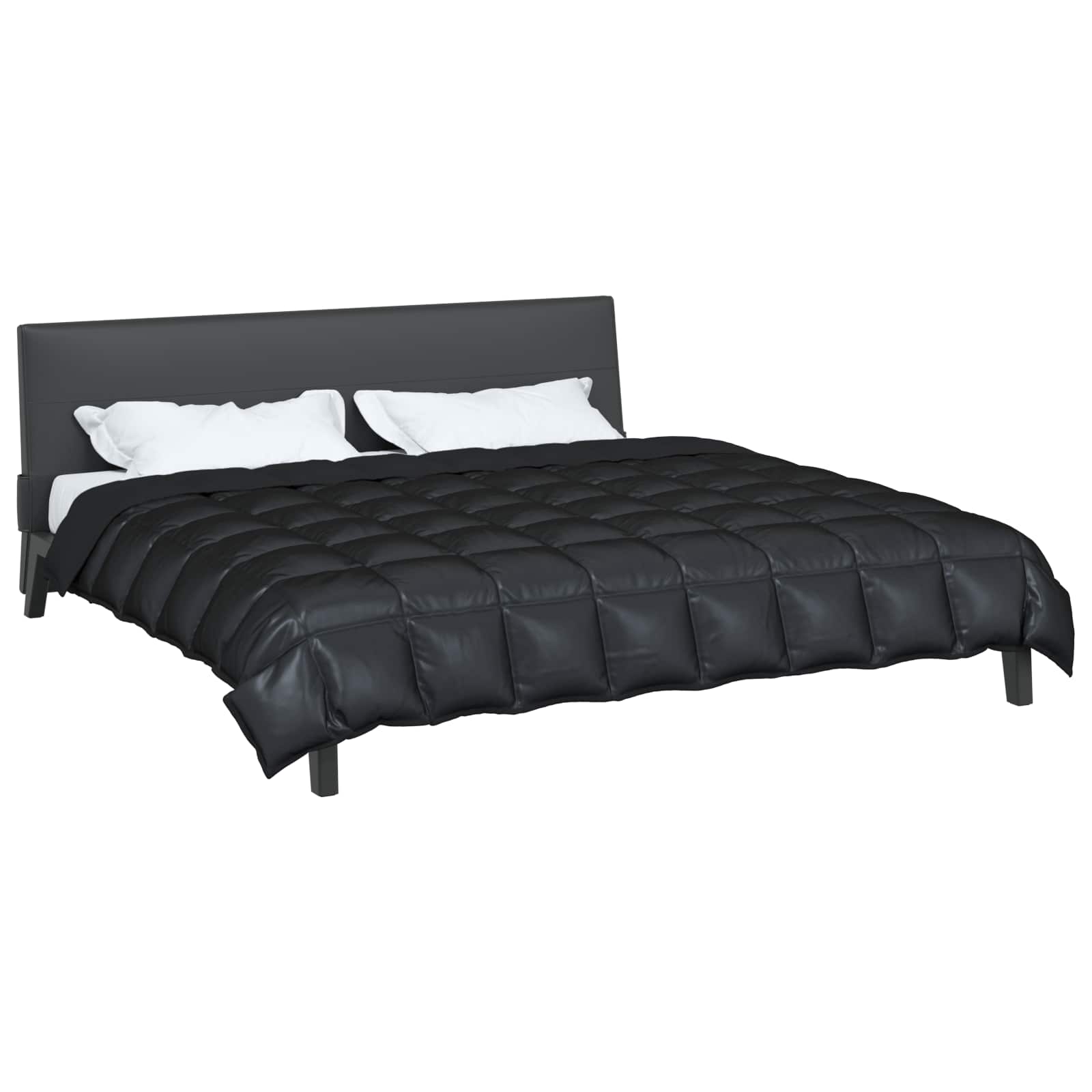 Winterbettdecke Gold 135 x 200 cm Satin und Mikrofaser